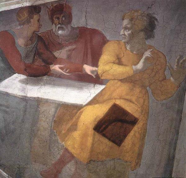 Michelangelo Buonarroti Punishment of Haman Germany oil painting art